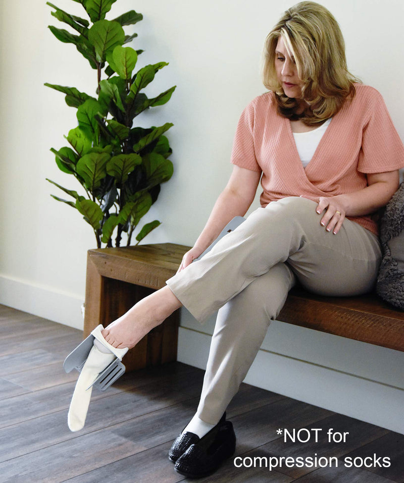 Sock Ox - Extended Length Sock Remover and Long Shoe Horn - Easy On and Off Stocking Slider - Dressing Aid for Senior Men and Women - NewNest Australia