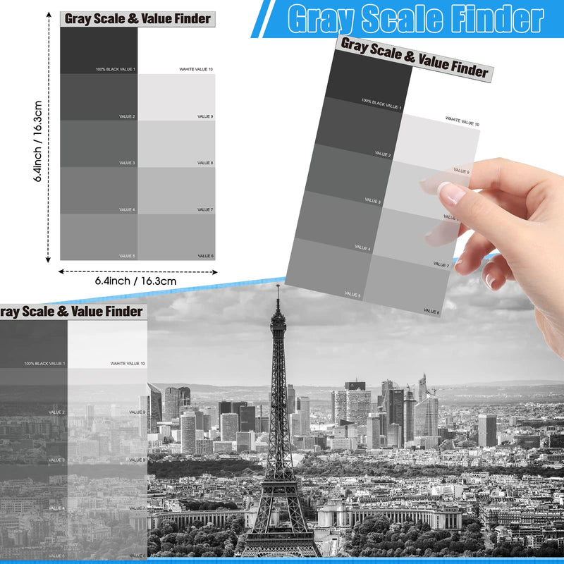 Color Finder Wheel for Artists, Proportional Divider Viewfinder Gray Scale Value Finder Pocket Drawing Tools Kit for Artists Supplies - NewNest Australia