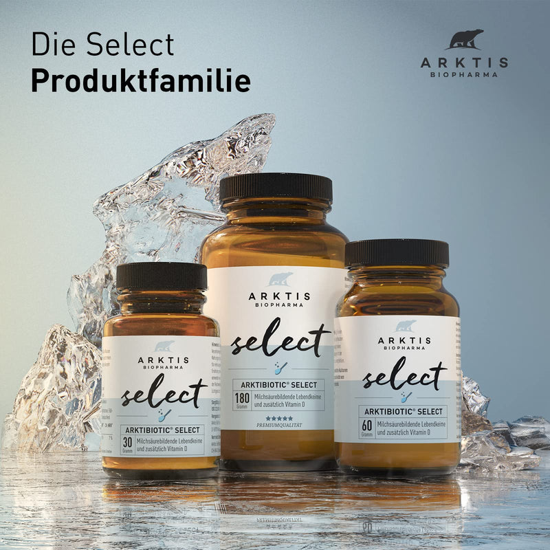Arktis Biopharma Arktibiotic Select Powder, 60 G, Selected Lactic Acid Bacteria And Vitamin D, Laboratory Tested, Ideal For Supporting The Immune System And Intestinal Flora - NewNest Australia