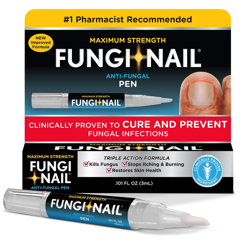 Fungi-Nail Pen Applicator Anti-Fungal Solution, Kills Fungus That Can Lead to Nail & Athlete’s Foot with Tolnaftate & Clinically Proven to Cure and Prevent Fungal Infections | 0.10 Fl Oz (Pack of 1) 1 Count - NewNest Australia
