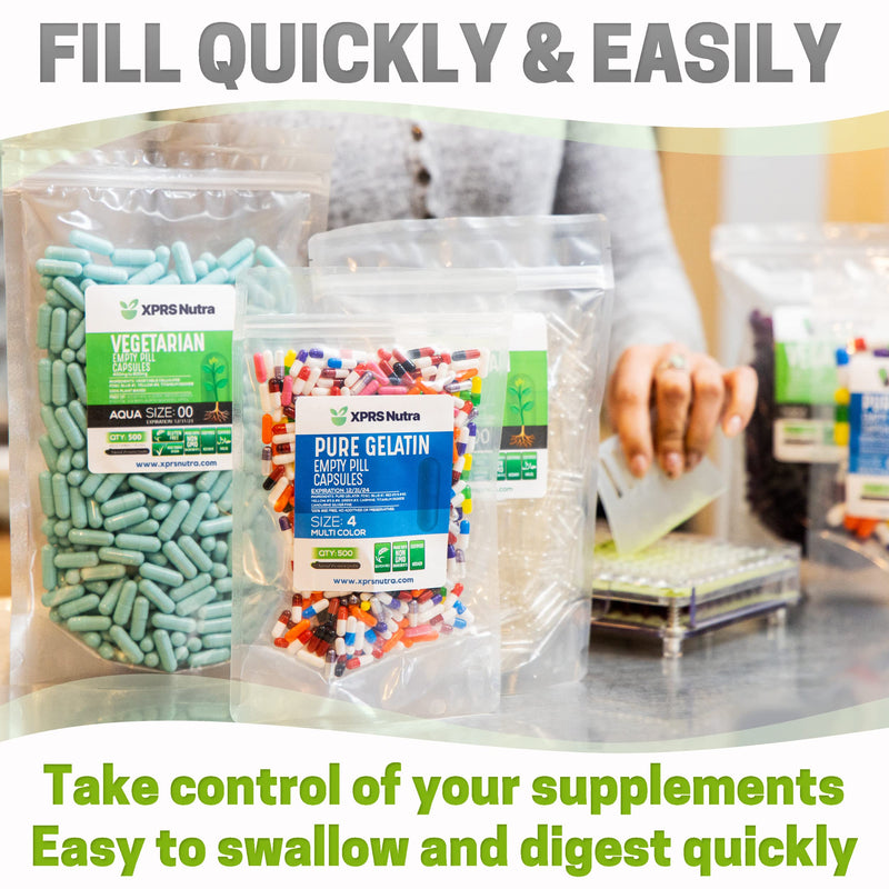 XPRS Nutra Size 00 Empty Capsules - 100 Count Empty Vegan Capsules - Capsules Express Vegetarian Empty Pill Capsules- DIY Vegetable Capsule Filling- Veggie Pill Capsules Empty Caps (Aqua) 100 Count (Pack of 1) Aqua - NewNest Australia
