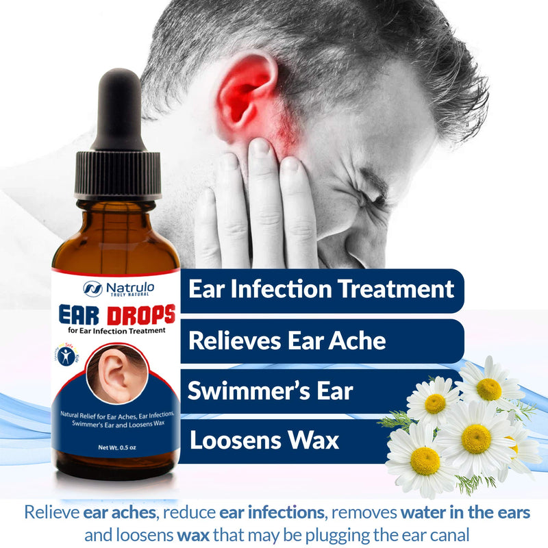 Natural Ear Drops for Ear Infection Treatment – Organic Ear Drops for Adult, Kids, Baby, Dog & Pets – Relieves Ear Aches, Itchy Ears, Infections, Swimmer's Ear, & Loosens Wax – Kids Safe, Made in USA - NewNest Australia