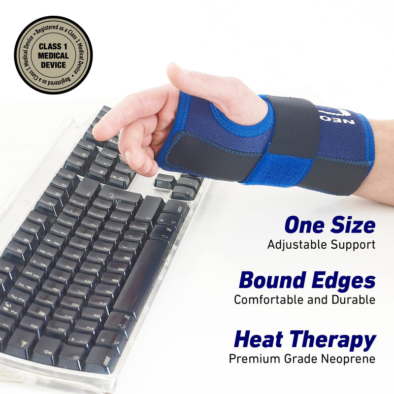 Neo-G Wrist Support Stabilized – Carpal Tunnel Wrist Splint – Wrist Support for Arthritis, Tendonitis, Joint Pain, Sprains - Wrist Brace Adjustable Compression Hand Support Right Hand Right - NewNest Australia