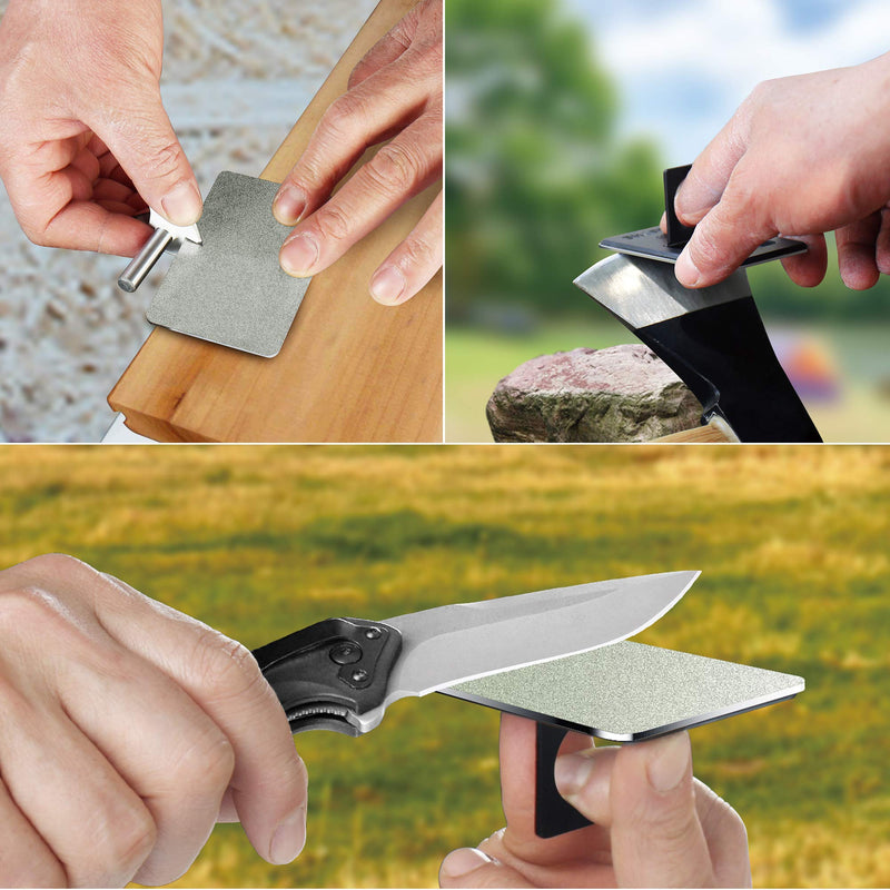 SHARPAL 116N Credit Card Size Diamond Sharpening Stone Knife Sharpener丨Home and Garden Tool Sharpener (3-Pack: Coarse/Fine/Extra Fine) 3-Pack: Coarse/Fine/Extra Fine - NewNest Australia
