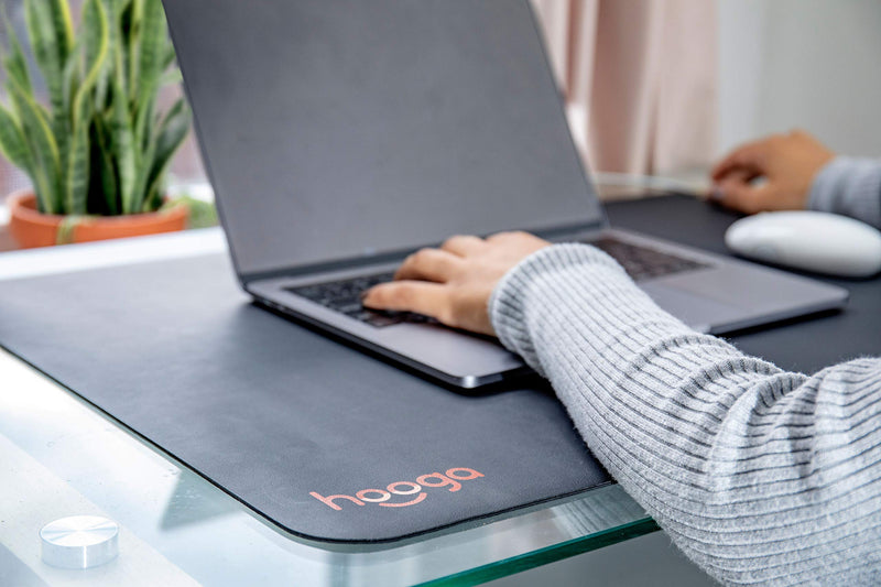 Hooga Grounding Mat for Improved Sleep, Reduced Anxiety, Pain and Inflammation, Headache Relief, Balance. Connect to Earth Indoors. Cord Included. EMF ESD Protection. Soft & Conductive. Home Use. 24"x16" - NewNest Australia