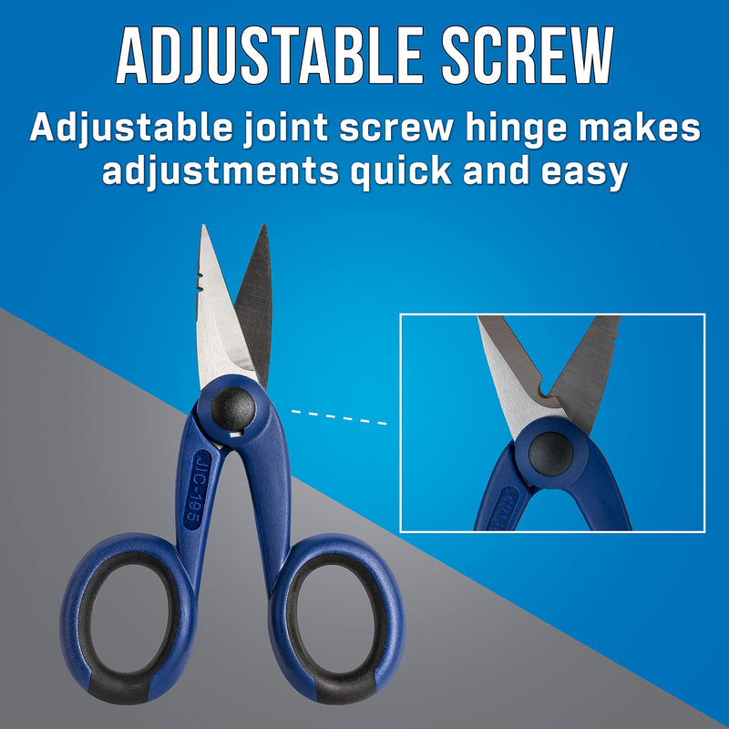 Jonard Tools JIC-195 Stainless Steel Communication Scissors - NewNest Australia