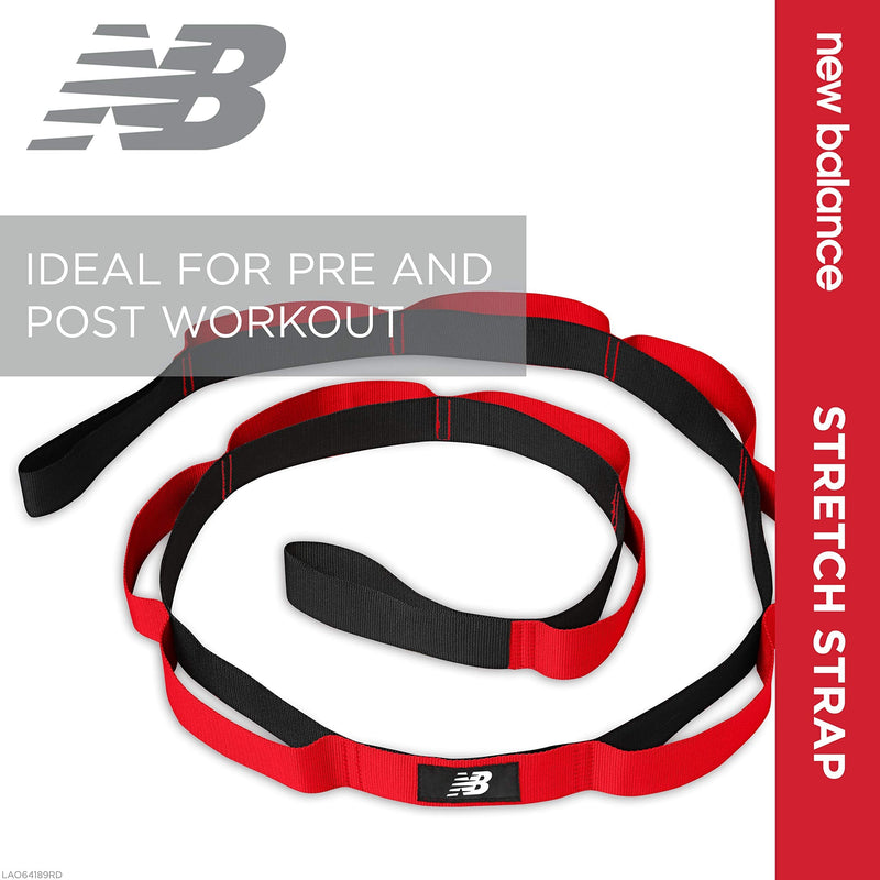 New Balance Stretching Strap with Loops for Flexibility - Stretch Bands for Yoga & Physical Therapy - Exercise & Workout Straps - NewNest Australia