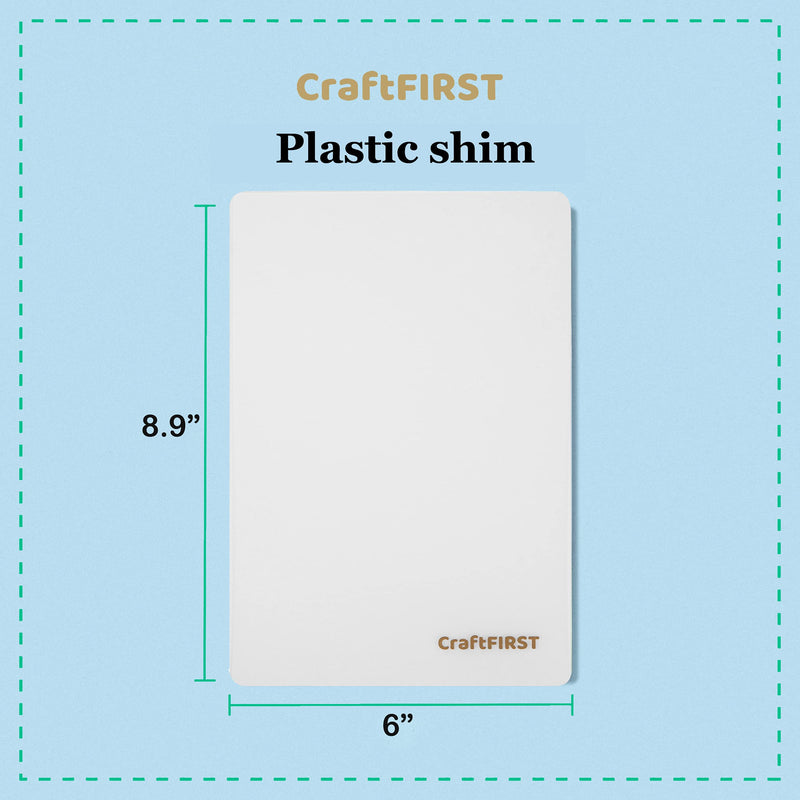 CraftFIRST Plastic Shim for Gemini Junior Die Cutting and Embossing Machine Logia A5 Die Cutting Machine CraftFIRST Junior Die Cutting Machine, 1 Pair - NewNest Australia