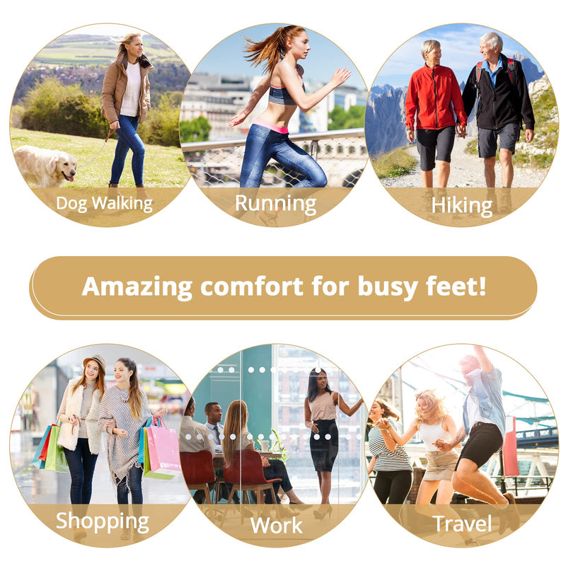 WLLHYF 3 Pairs Foot Pads Inserts Insoles High Heel Cushion Grips Standing All Day for Too Big Loose Shoe Sneakers Sole Protector Filler Feet Arch Bottom Liners Replacement for Women Men - NewNest Australia