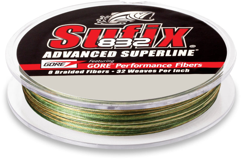 Sufix 832 Advanced Superline Braid, Camo, 10-Pound/300-Yard Spool - NewNest Australia