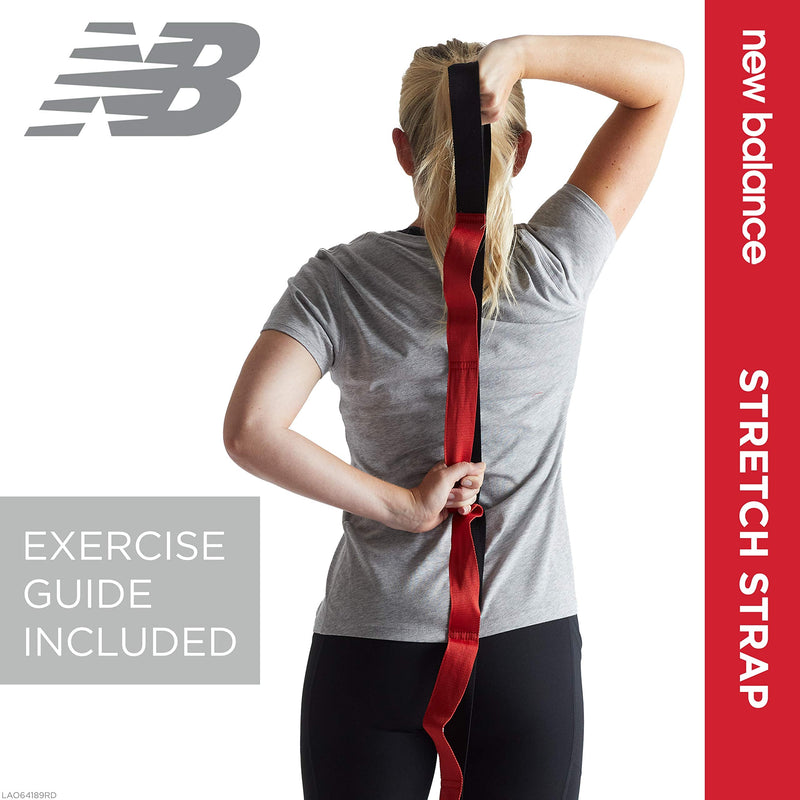 New Balance Stretching Strap with Loops for Flexibility - Stretch Bands for Yoga & Physical Therapy - Exercise & Workout Straps - NewNest Australia