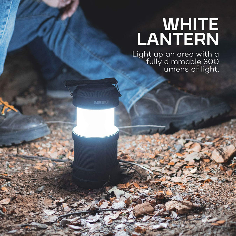 NEBO BIG POPPY Rechargeable Flashlight and Lantern with Power Bank | 300 Lumen Lantern 120 Lumen Spot Light - NewNest Australia