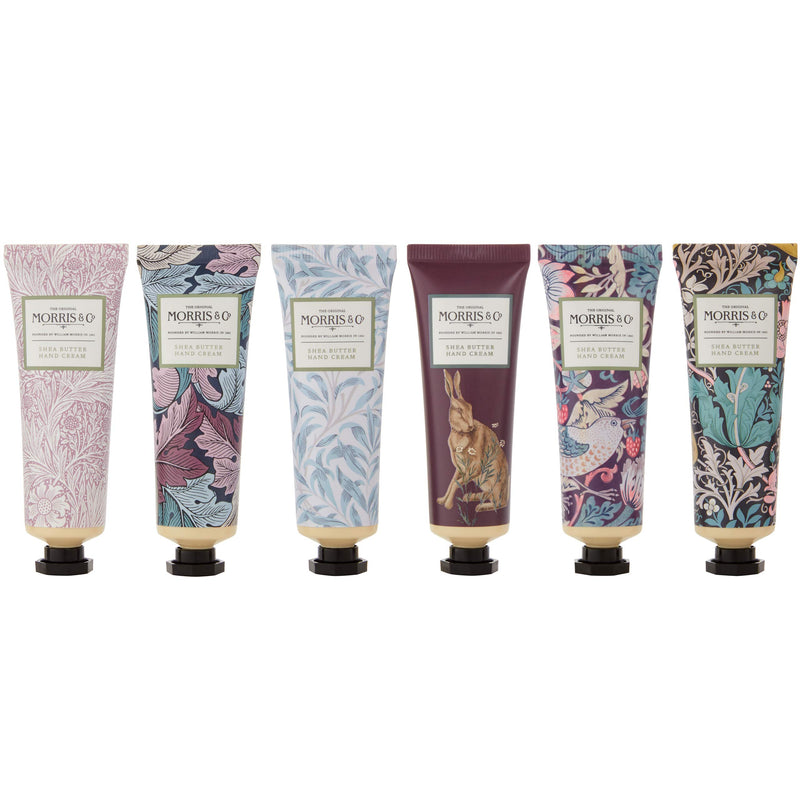 Morris & Co. Honeysuckle & Pink Clay Hand Cream Care Set, 6 x 30 ml Honeysuckle and Pink Clay - NewNest Australia