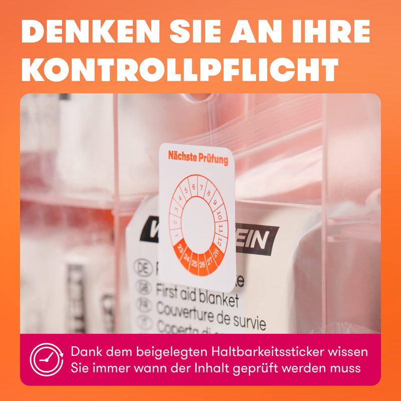 First Aid Refill Set Din 13157:2021 Including First Aid Instructions - First Aid Kit Refill Set Din 13157 With Practical Inner Pockets - Din 13157 Refill Set For Companies - Bandage Material Set - NewNest Australia