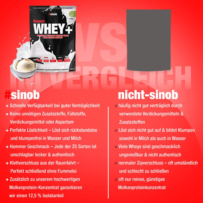 Honest Whey Protein Powder (Vanilla Icecream) 1 x 820 g. 12.5% isolate share. Instant soluble egg white protein powder with EAA & BCAA from fresh pasture milk Vanilla Icecream 820 g (pack of 1) - NewNest Australia