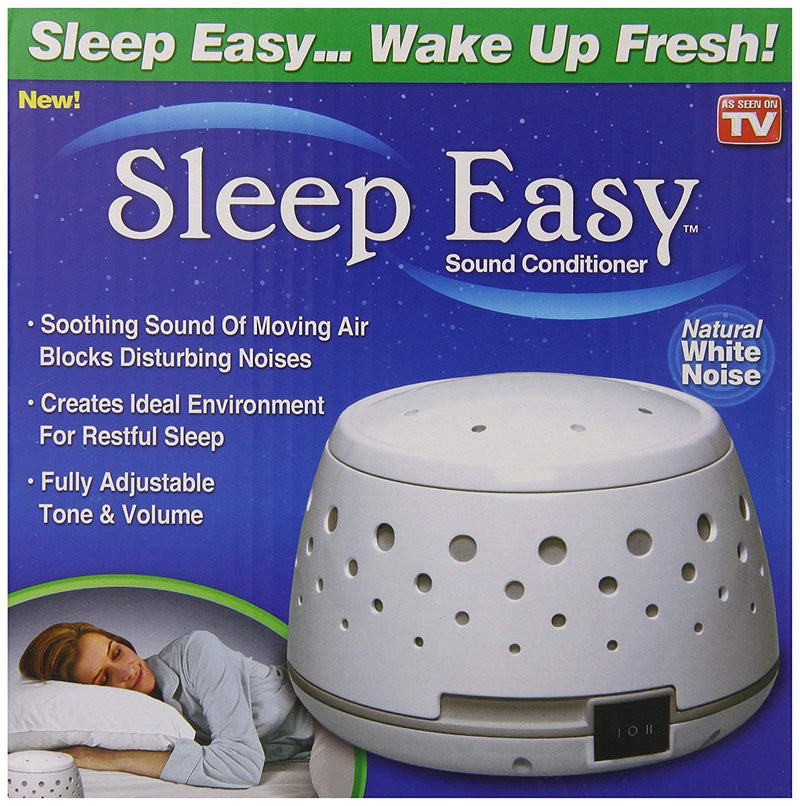 Sleep Easy Sound Conditioner, White Noise Machine Featuring Non Looping Soothing Natural Sound of Flowing Air from a Real Fan 1 Count (Pack of 1) - NewNest Australia