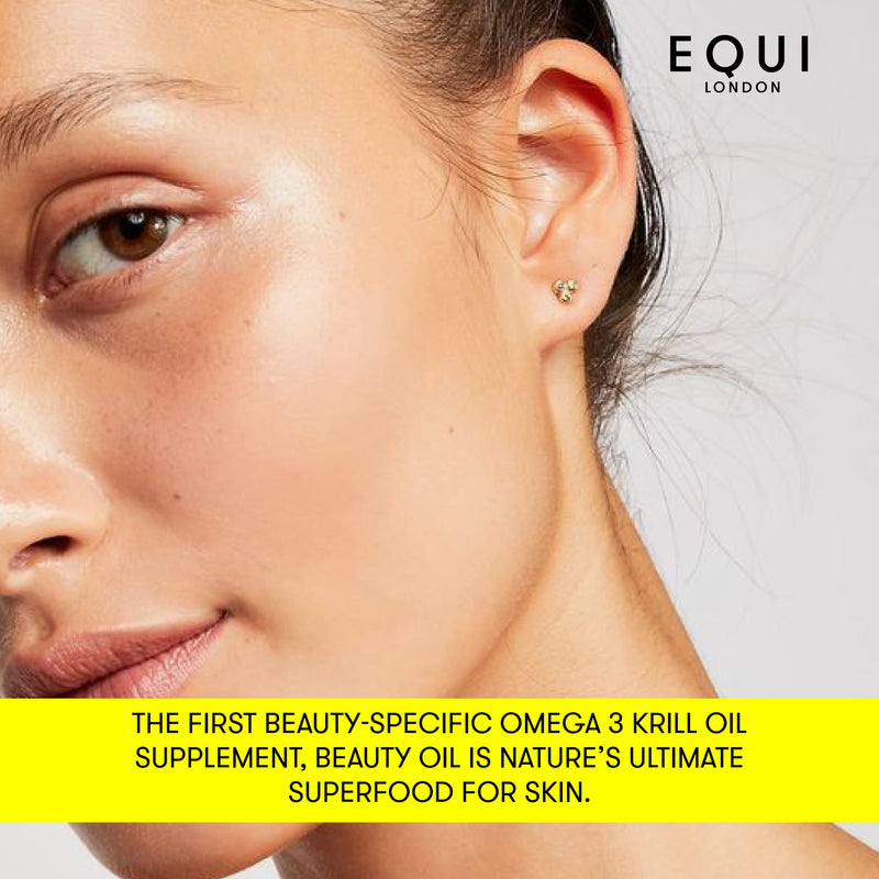 Equi - Beauty Oil Edition - 30 Day Multivitamin Capsules - Red Krill Oil Supplement - Hydrating, Anti-Dryness, Anti-inflammatory - Vision & Cardiovascular Support - Omega 3, Astaxanthin, Choline - NewNest Australia