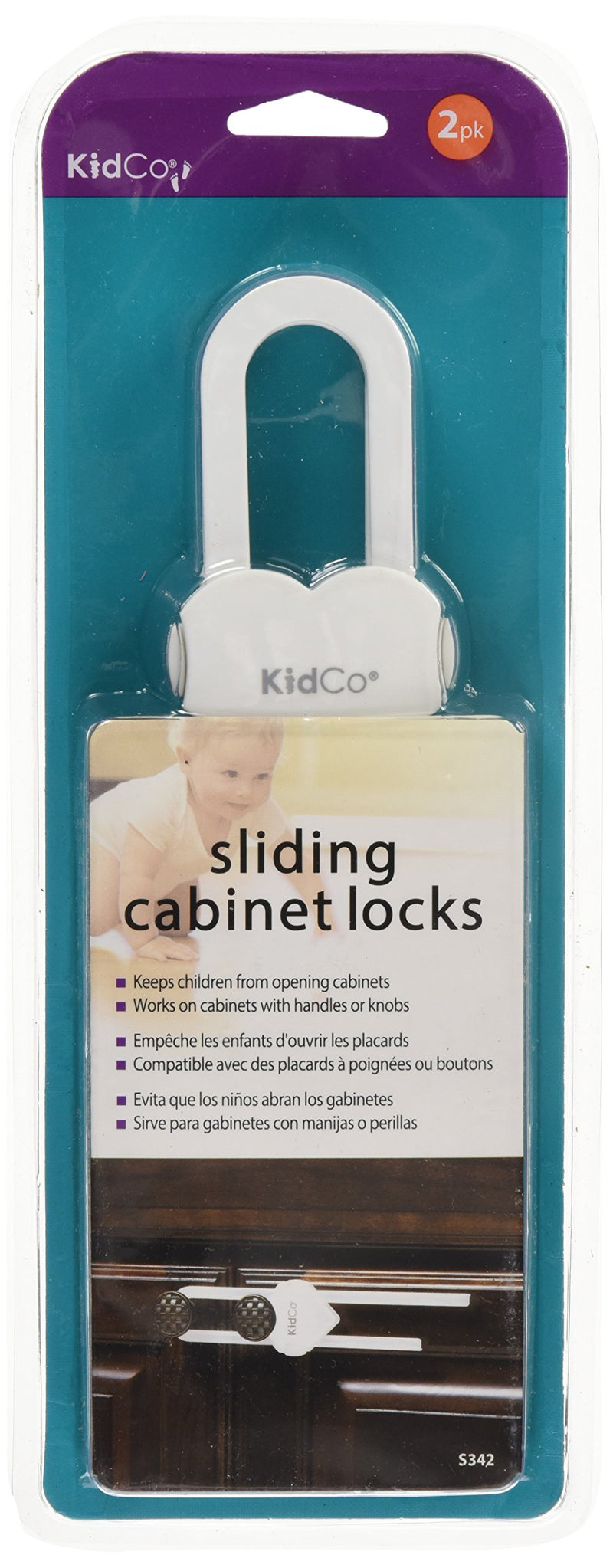 KidCO 2 Count Sliding Cabinet and Drawer Lock - NewNest Australia