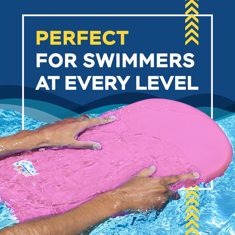 Sunlite Sports Swimming Kickboard, Training Aid Float for Swimming and Pool Exercise Adult Large Pink - NewNest Australia