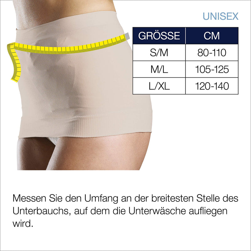 Corsinel StomaSafe Plus Ostomy/Hernia Support Garment Light 3216 by TYTEX (Beige, S/M) 33.5" - 44" Hip Circumference Beige Small/Medium (Pack of 1) - NewNest Australia