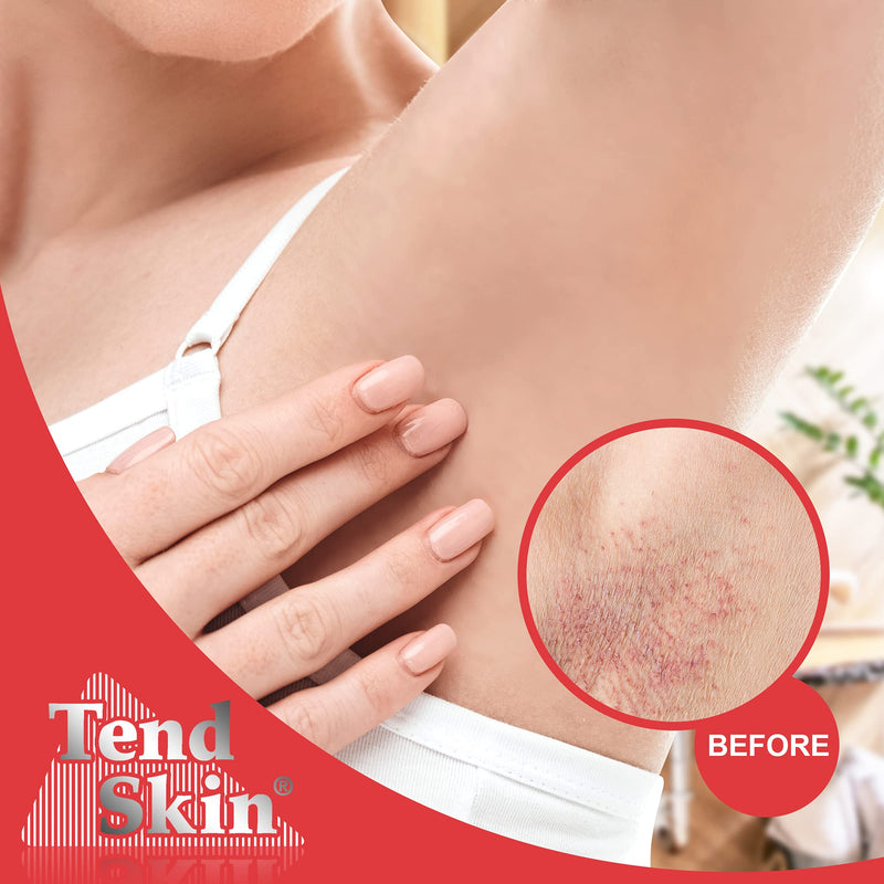 Tend Skin Womens AfterShave/Post Waxing Solution for Ingrown Hair, Razor Bumps and Razor Burns, 4 ounce, Blue 4 Fl Oz (Pack of 1) - NewNest Australia