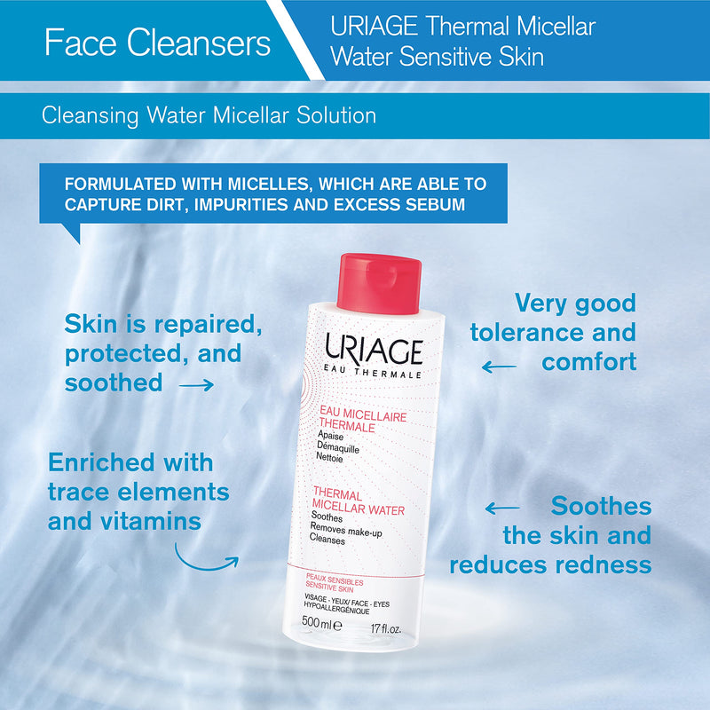 URIAGE Eau Micellaire Thermal Sensitive Micellar Water 500ml - NewNest Australia