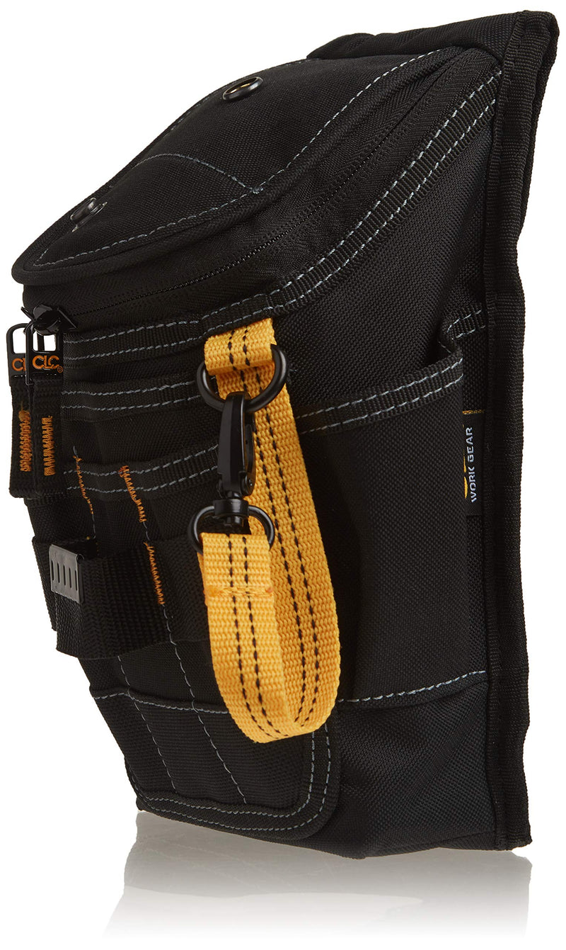 CLC Custom Leathercraft 1524 Ziptop Utility Pouch, Medium , Black , 11 POCKET - NewNest Australia