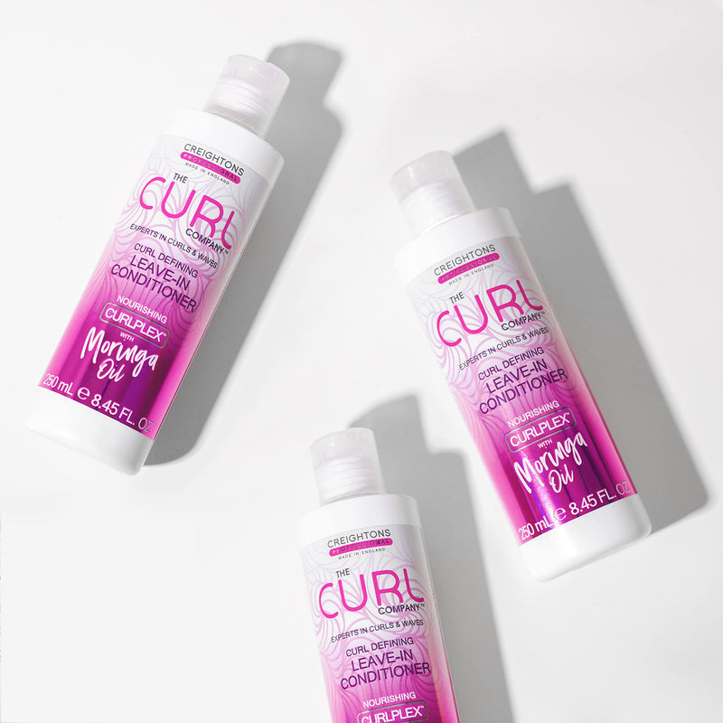 The Curl Company Curl Defining Leave-In Conditioner (250ml) - Professionally Formulated with Nourishing Curplex with Moringa Oil. Experts in Curls & Waves - NewNest Australia