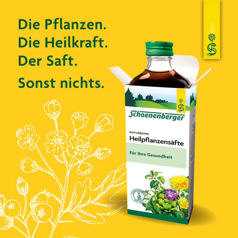 Schoenenberger - Thyme Natural Medicinal Plant Juice - 1 X 200 Ml Glass Bottle - Free-Sale Medicine - For Coughing And Bronchitis - To Improve The Symptoms Of Cold Diseases - NewNest Australia