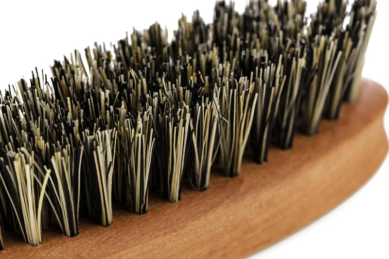 REMOS beard brush with vegan plant fiber made from local, fine pear wood - NewNest Australia