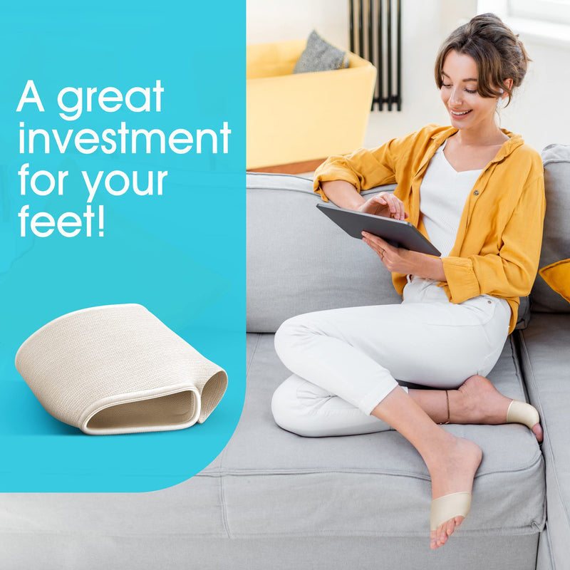 Medipaq® LARGE Metatarsal Gel Protector Cushion Pads - Relieve Ball of Foot Pain - Metatarsal Pads - Metatarsalgia Insoles - Metatarsal Insoles - Mortons Neuroma - Metatarsal Support (1x Pair Size 7-12) UK 7 - 12 - NewNest Australia