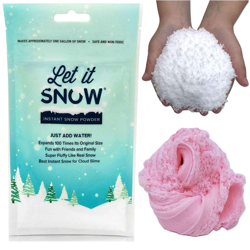 NewNest Australia - Let it Snow Instant Snow Powder - Made in The USA Premium Fake Artificial Snow - Great for Holiday Snow Decorations and Slime 