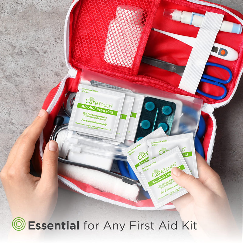 Alcohol Wipes | Individually Wrapped Alcohol Prep Pads with 70% Isopropyl Alcohol, Great for Medical & First Aid Kits | Sterile, Antiseptic 2-Ply Alcohol Swabs - 200 count 200 Count (Pack of 1) - NewNest Australia