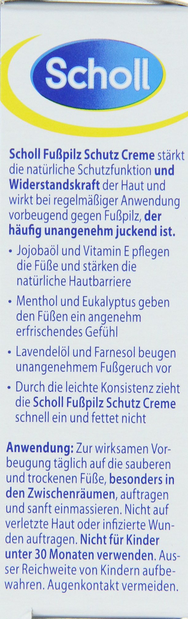 Scholl Athlete'S Foot Protection Cream ‚ Protective And Preventive Against Athlete'S Foot ‚ With Jojoba Oil And Vitamin E ‚ Nourishes ‚ Absorbs Quickly ‚ Does Not Grease ‚ 24 Hours Effect ‚ 30 Ml - NewNest Australia