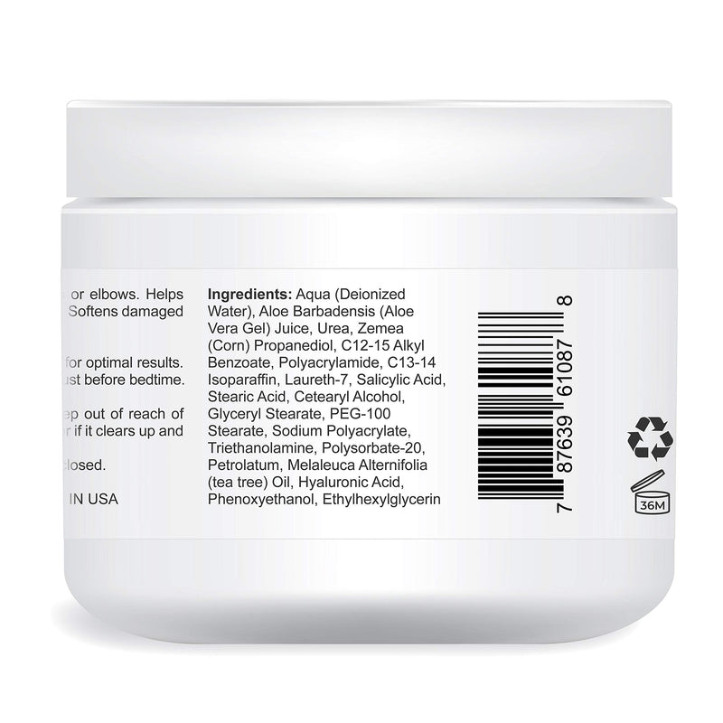 UREA LABS 42% Urea Cream Plus w/ 2% Salicylic Acid, 150mL Highest Potency Intensive Exfoliating Foot Cream Corn & Callus Remover Anti-fungal Skin Moisturizer to Soften Calluses, Damaged Skin & Nails - NewNest Australia