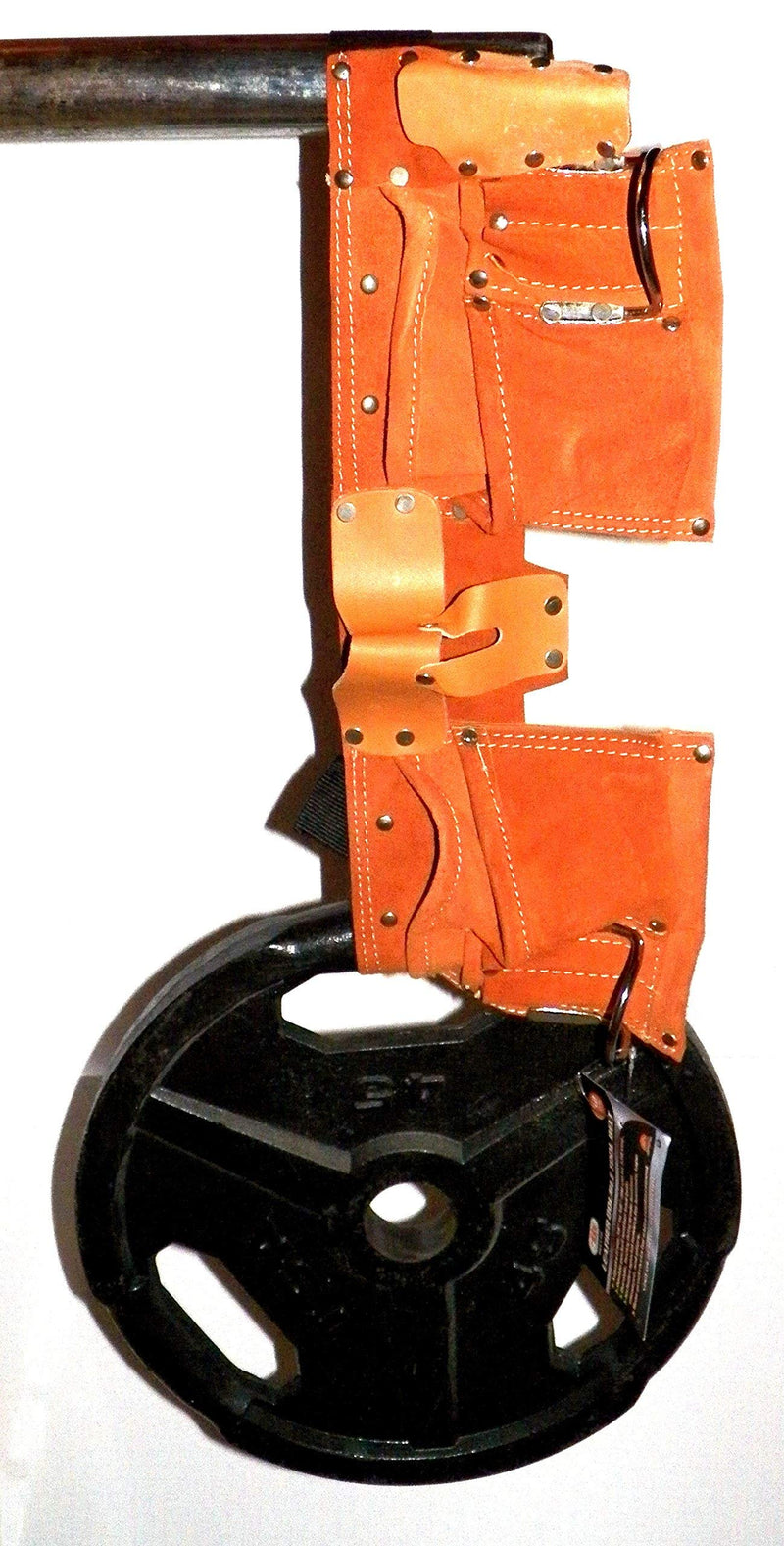 IIT 91112 7 Pocket Leather Tool belt, Polyweb belt with quick release buckle. - NewNest Australia