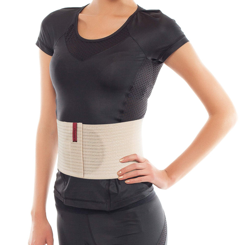 ORTONYX Premium Umbilical Hernia Belt for Men and Women / 6.25" Abdominal Binder With Hernia Support Pad - Navel Ventral Epigastric Incisional and Belly Button Hernias - Beige OX5241-L/XL Large/X-Large (Pack of 1) - NewNest Australia