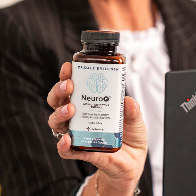 LifeSeasons - NeuroQ - Neuroprotective Formula by Dr. Dale Bredesen - Boost Cognitive Performance and Maintain Healthy Brain Function - 60 Capsules - NewNest Australia