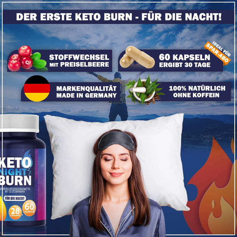 Enolenia® Keto Night Burn Metabolism Extremely Fast & Finally, Capsules with High-Quality Natural Ingredients for Men and Women - NewNest Australia