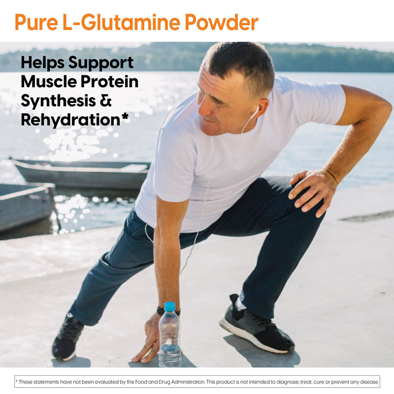 Doctor's Best Pure L-Glutamine Powder, Supports Muscle Mass, Strength & Post-Workout Recovery, Amino Acid, 300g - NewNest Australia