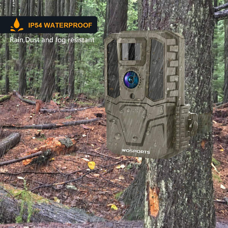 Trail Camera 30MP 1440P FHD 120°Wide Angle Lens Hunting Game Camera with IR Night Vision Motion Activated for Outdoor Wildlife Monitoring Home Security - NewNest Australia