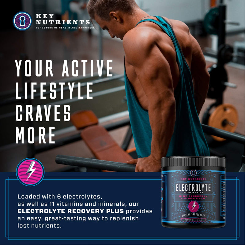 Electrolyte Powder - Blue Raspberry - 90 Servings - Sugar Free Drink Mix - Keto Electrolyte Powder: No Sugar, Gluten Free Hydration Powder - Keto Electrolytes Supplement: Magnesium, Potassium, Calcium 12.1 Ounce (Pack of 1) - NewNest Australia