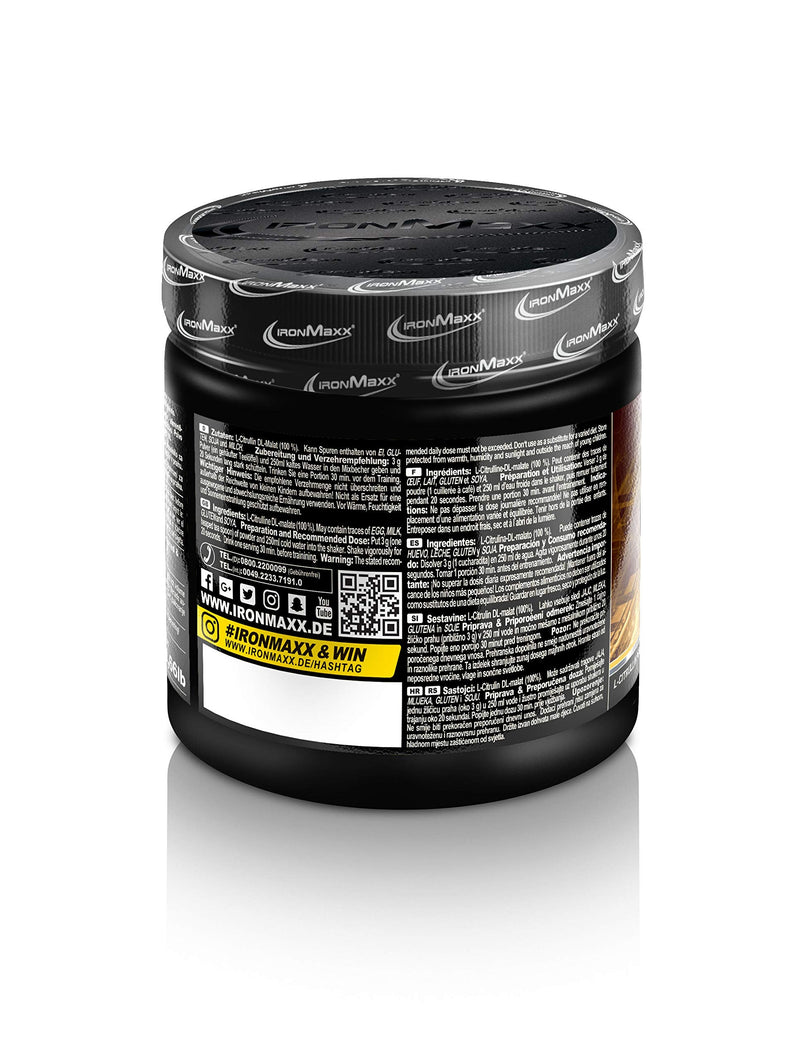 IronMaxx Citrulline Malate 2:1 Ultra Strong Powder, 300 g (Pack of 1) - NewNest Australia
