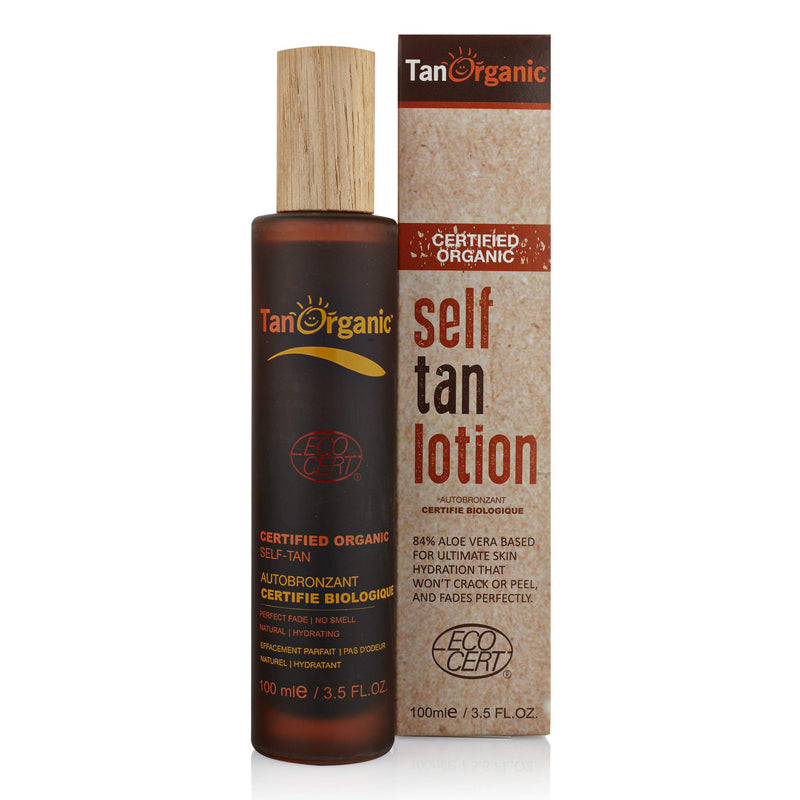 TanOrganic Self Tanning Lotion Fake Tan Certified Organic Natural Vegan 100ml - NewNest Australia