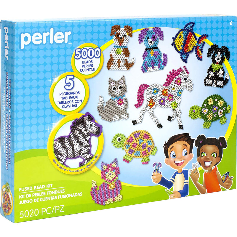 Perler Pet Parade Deluxe Fuse Bead Craft Activity Kit, 5020 pcs - NewNest Australia