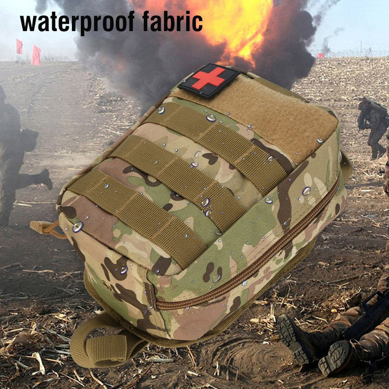 Life-Saving Bag, Tactical Medical Molle Bag, Outdoor Medical Package, First Aid Bag, Tactical Utility Bag, Mountaineering Climbing, Rescue Tool Package (Cp Camouflage) - NewNest Australia