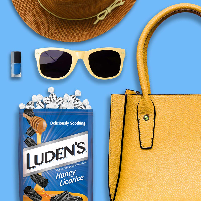 Luden's Deliciously Soothing Throat Drops, Honey Licorice Flavor, 30 Count - NewNest Australia