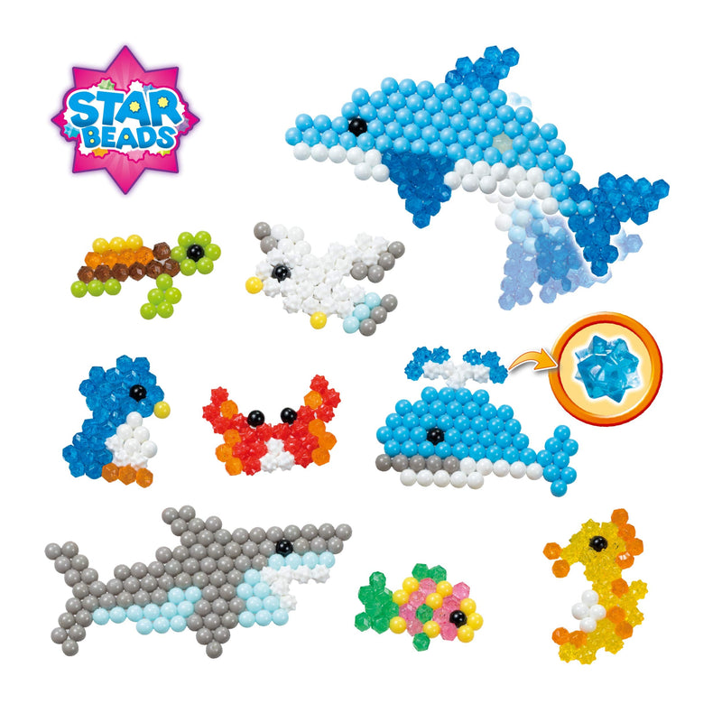 Aquabeads Arts & Crafts Ocean Life Theme Refill with Beads and Templates - NewNest Australia