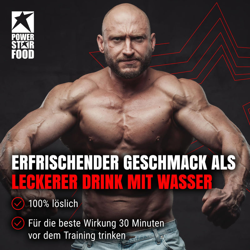 Powerstar Arginine High End 500 G L-Arginine Powder High Dose & Vegan German Production According To Ifs 100% L-Arginine Base Without Added Sugar Maximum Nutrient Supply Cranberry - NewNest Australia