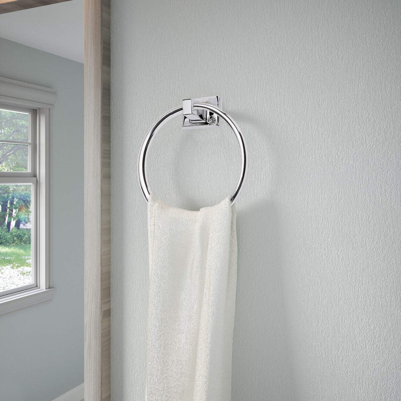 Design House 533091 Millbridge Bath Accessories, Towel Ring, Polished Chrome - NewNest Australia